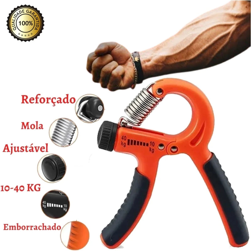 Hand Grip Flexor De Punho Exercício Para Mãos Ajustável Treino Antebraço Fisioterapia