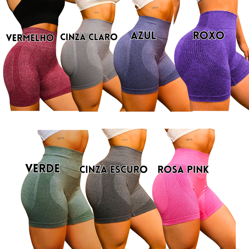 Shorts Fitness Empina Bumbum Modelo Esportivo Com Elasticidade TAM: ÚNICO (PP-GG)