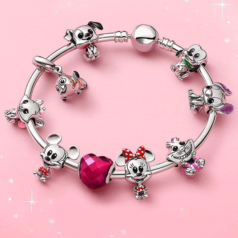 Pulseira Berloques Disney