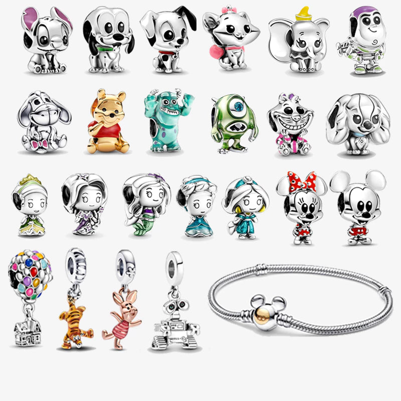 Pulseira Berloques Disney